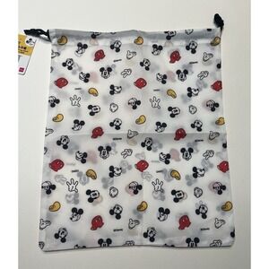 Disney Daiso Travel Drawstring Pouch Mickey Mouse